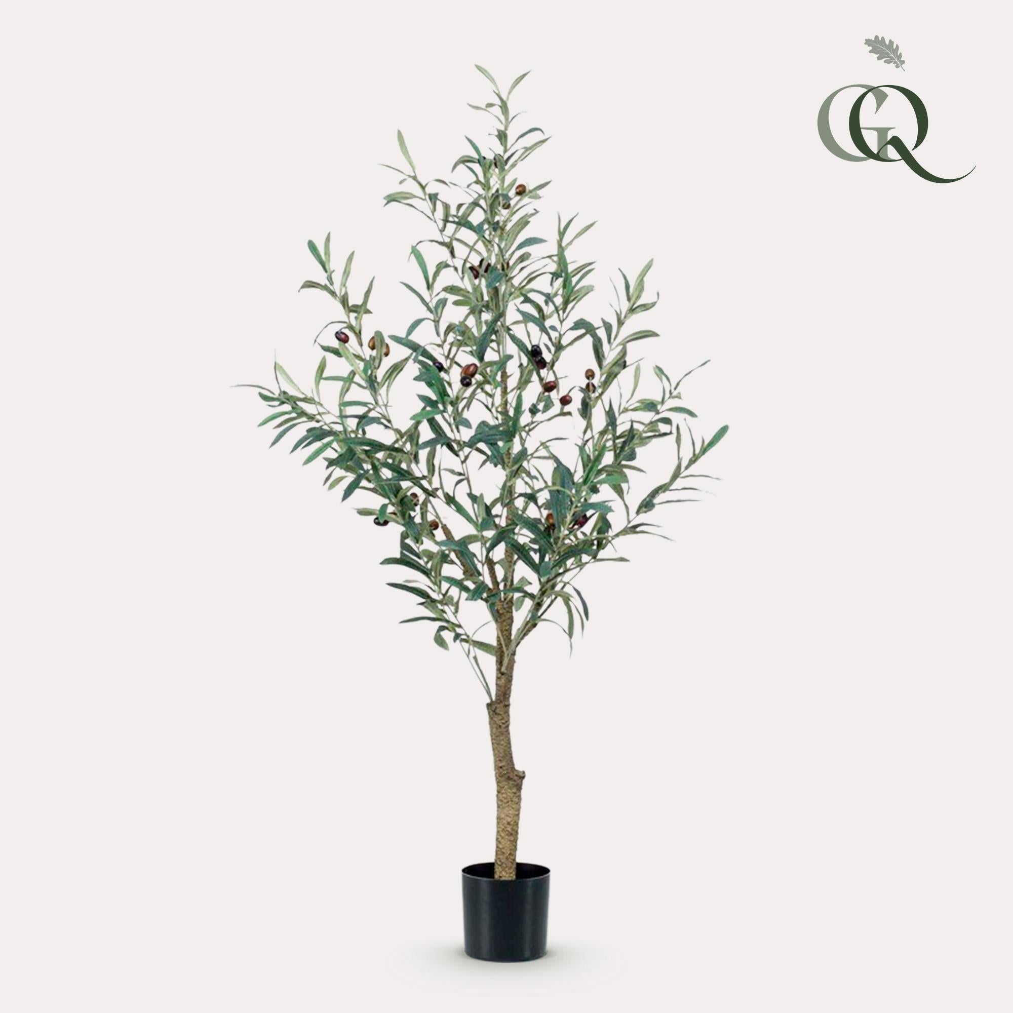 Kunst Olijfboom - Olea Europaea - 115 cm - Voor een groene sfeer
