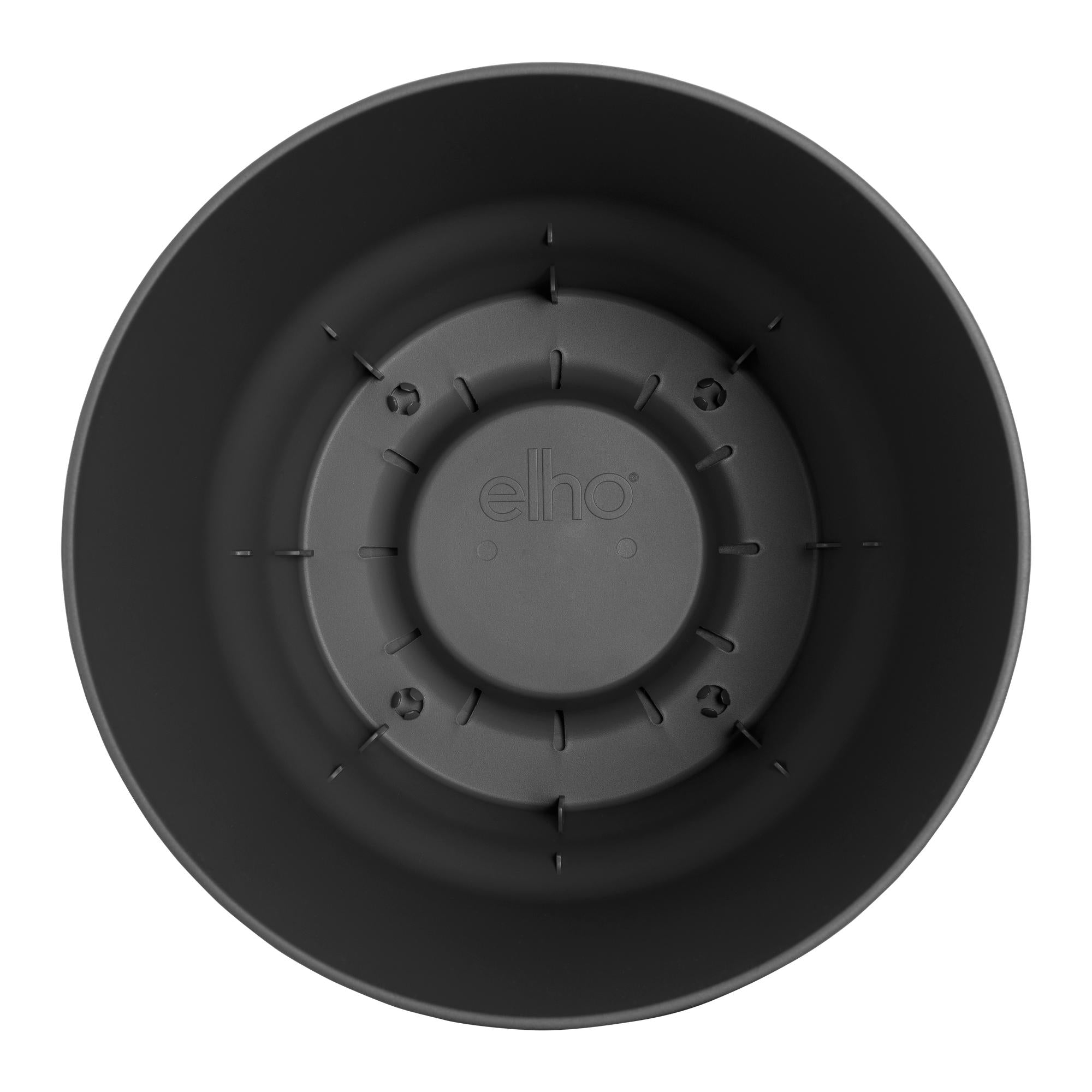 Pot Elho Greenville Round Zwart – Plantenpotten kopen