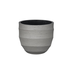 Bloempot Bordo New Egg Grey