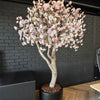 Handgemaakte Kunst Bloesemboom | Wit-Roze 225cm