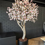 Handgemaakte Kunst Bloesemboom | Wit-Roze 225cm