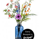 Kunstbloemen boeket XL Rise & Shine in frisse kleuren, zonder vaas – vrolijke blikvanger voor elk interieur.