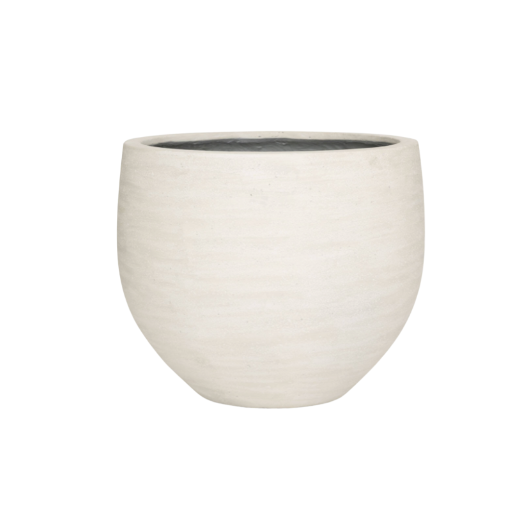 Bloempot Jumbo Orb Ivory Washed