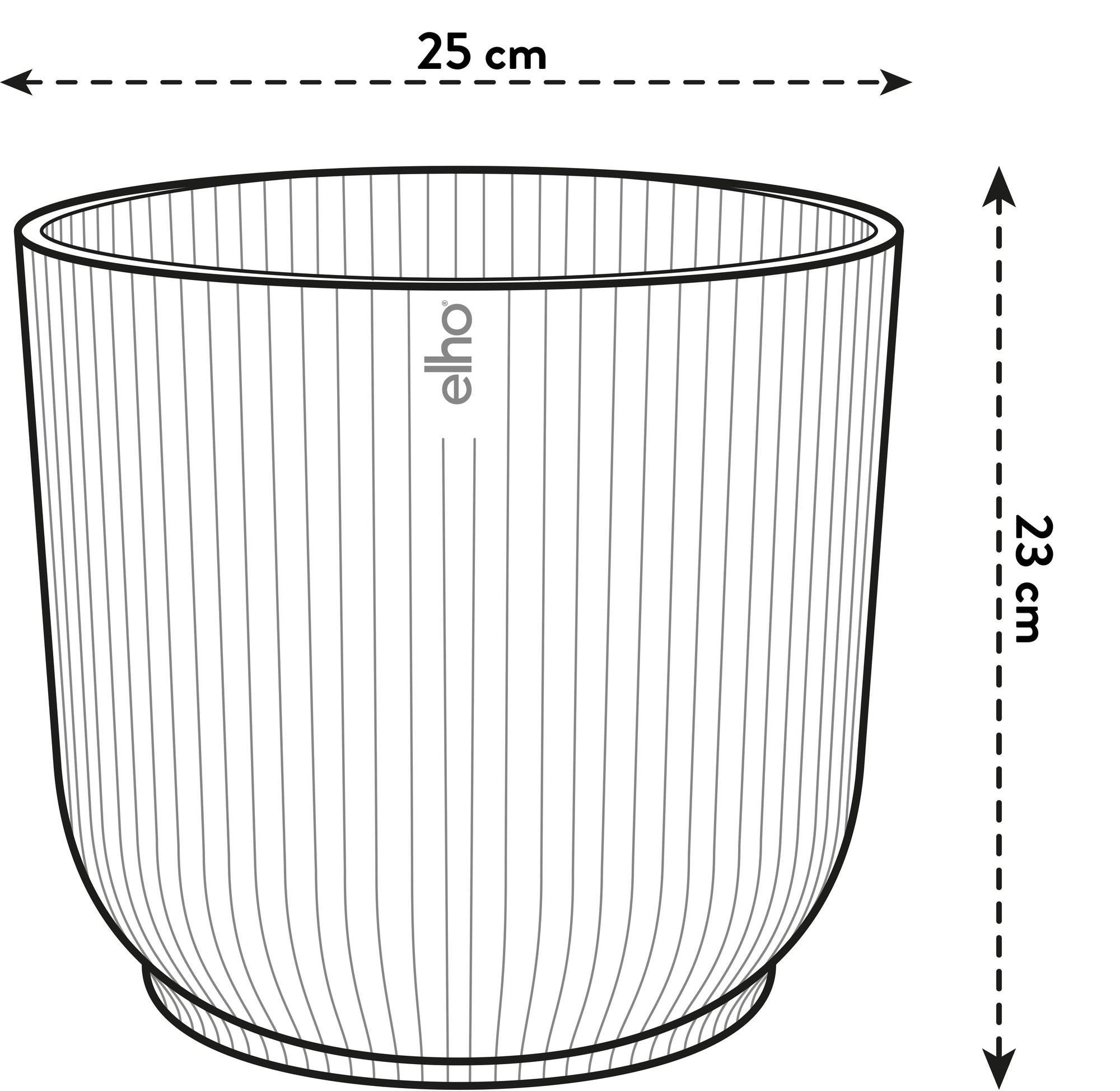 Plantenpot Elho Vibes Fold Rond | Duurzaam design van 100% gerecycled plastic