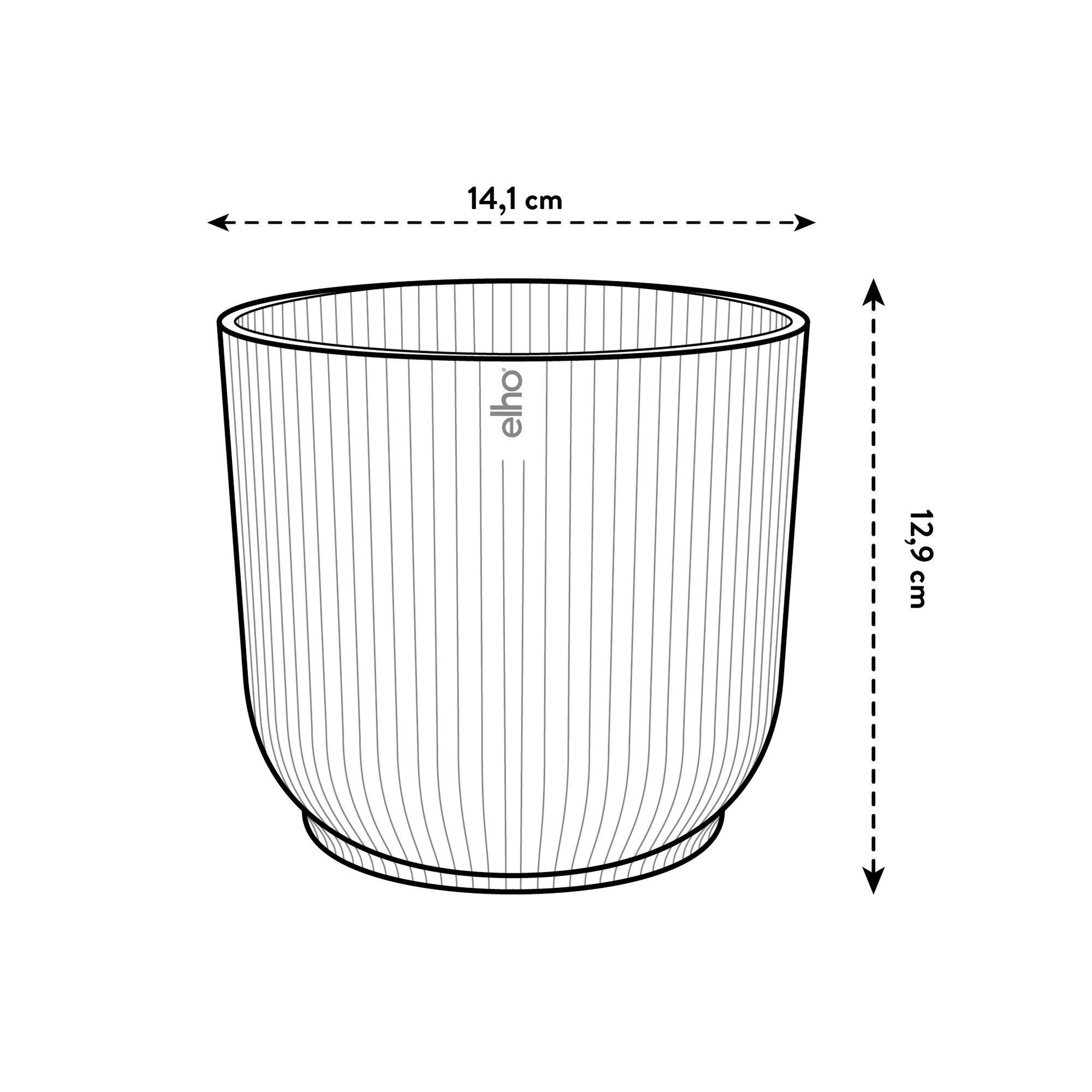 Plantenpot Elho Vibes Fold Rond | Duurzaam design van 100% gerecycled plastic