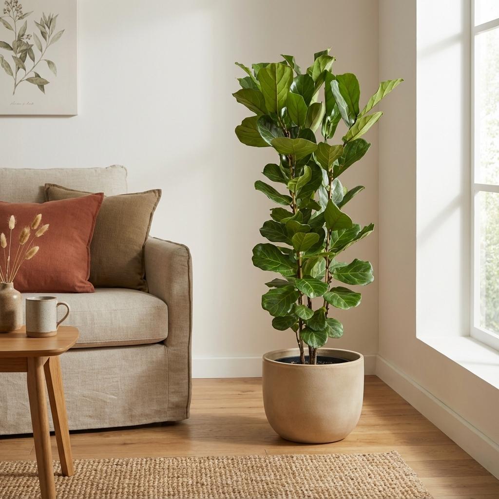 Ficus Lyrata struik - 160 cm - Ø27