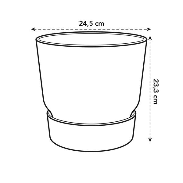 Plantenpot Elho Greenville Round Groen | Duurzaam design